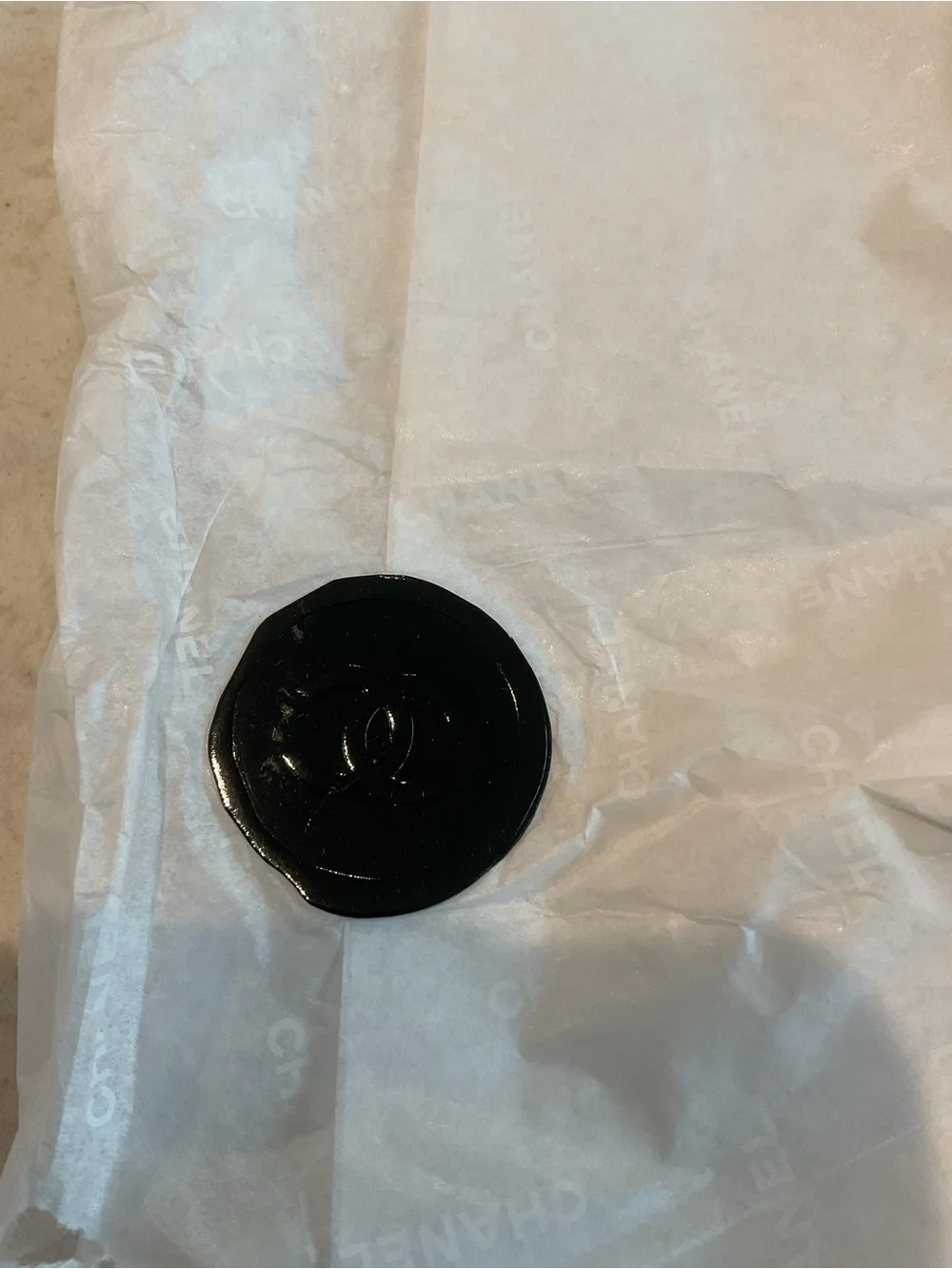 Authentic Chanel perfume box with original packaging